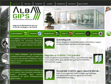 Tablet Screenshot of albagips.hu